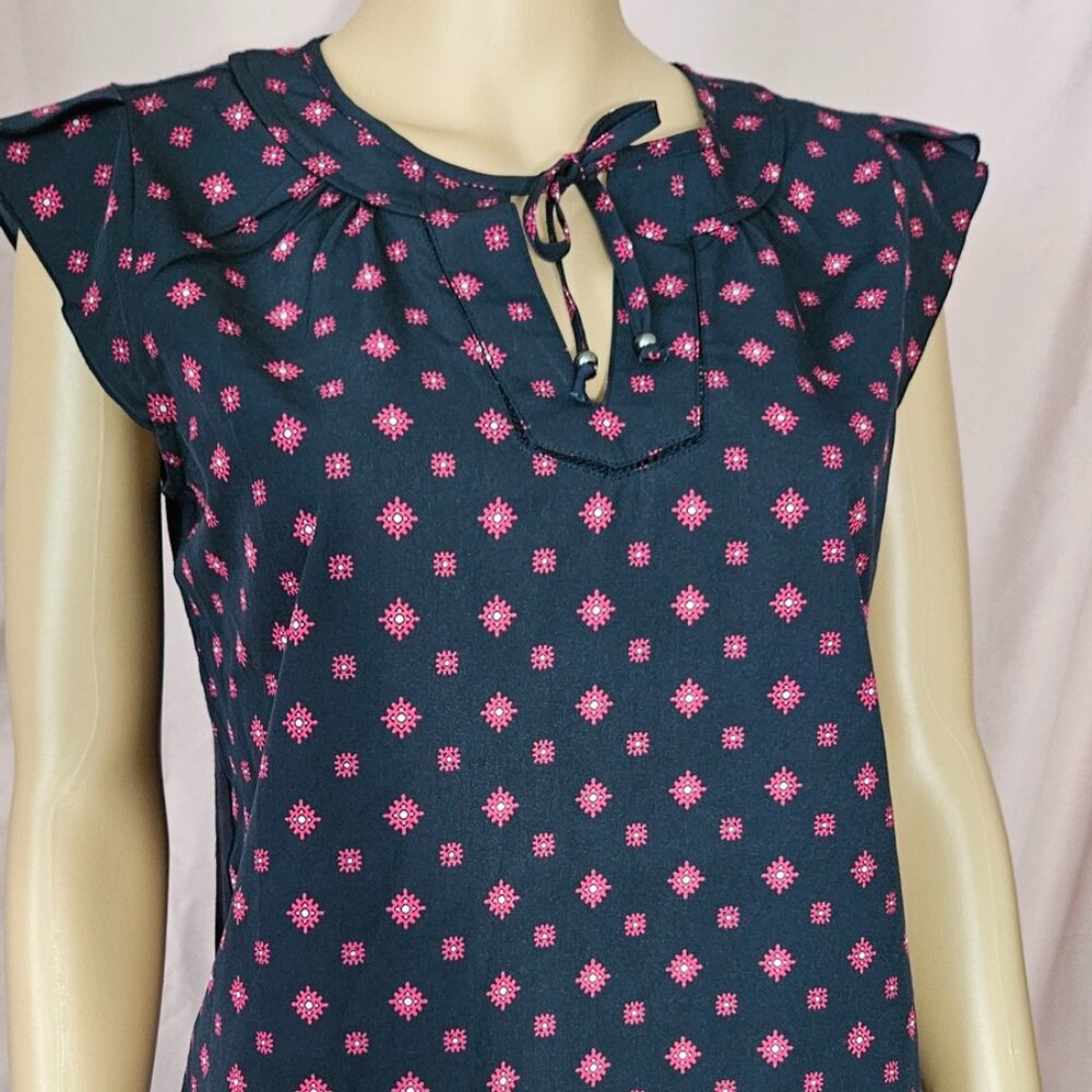 Tommy Hilfiger Sleeveless Patterned Blouse
